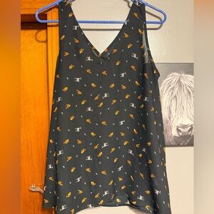 Maurices Black Dress with Animal Accents